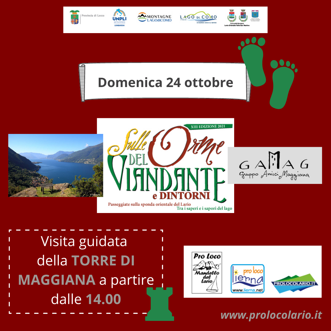 Sulle Orme del Viandante 24 ottobre 2021