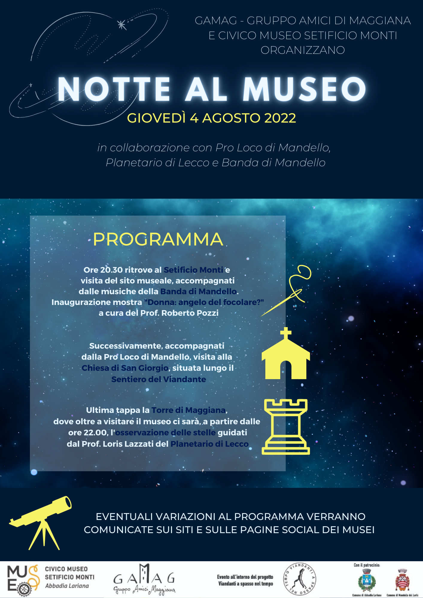 Notte al Museo 4 agosto 2022