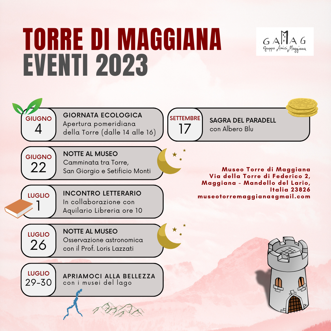 Eventi 2023 Torre di Maggiana